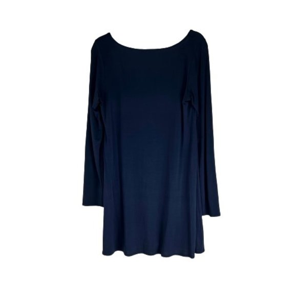 Eileen Fisher Navy Mini Dress - Picture 3 of 8